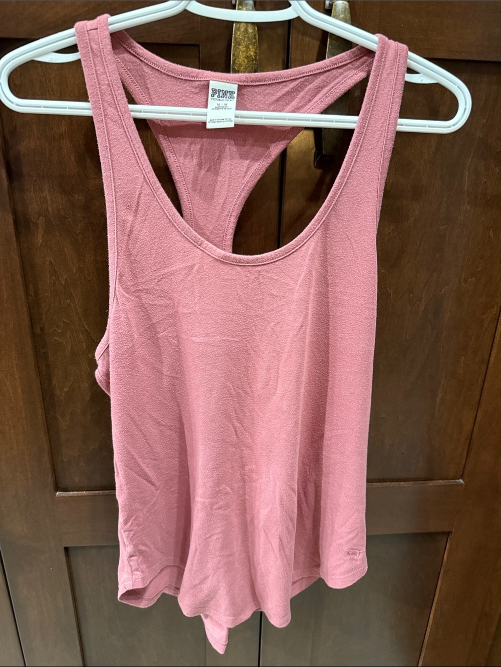 PINK Victoria's Secret Dusty Rose Racerback Tank